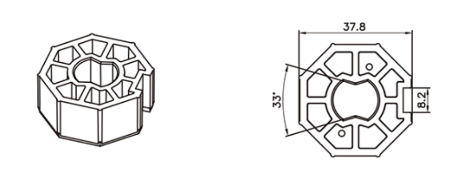 Drive wheel: HTL77 only for obstacle detection tubular motors