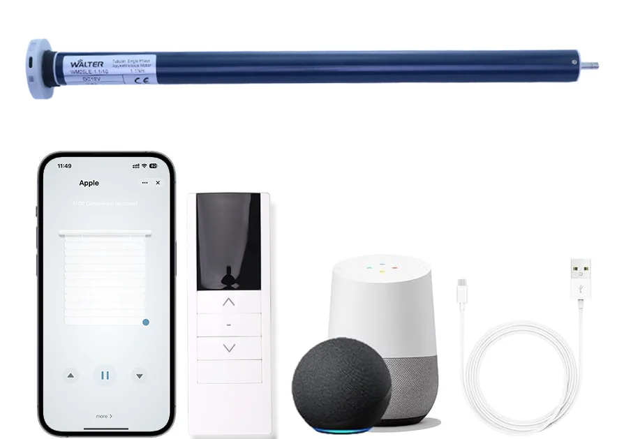 smart blinds motor kit--IoT integrated tubular motor 