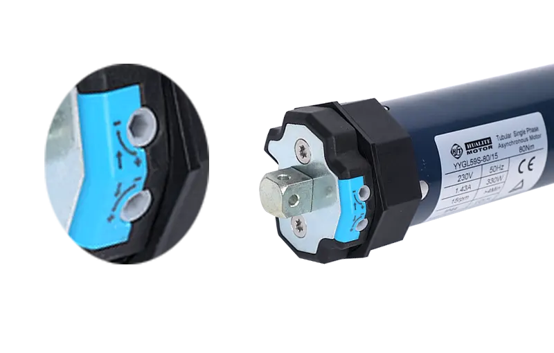 mechanical limit switch setting for 59mm tubular motors