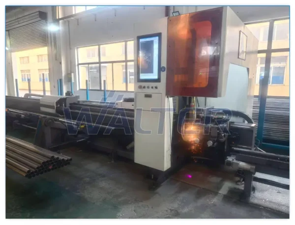 Tube cutting process related to tubular motor manufacturing control