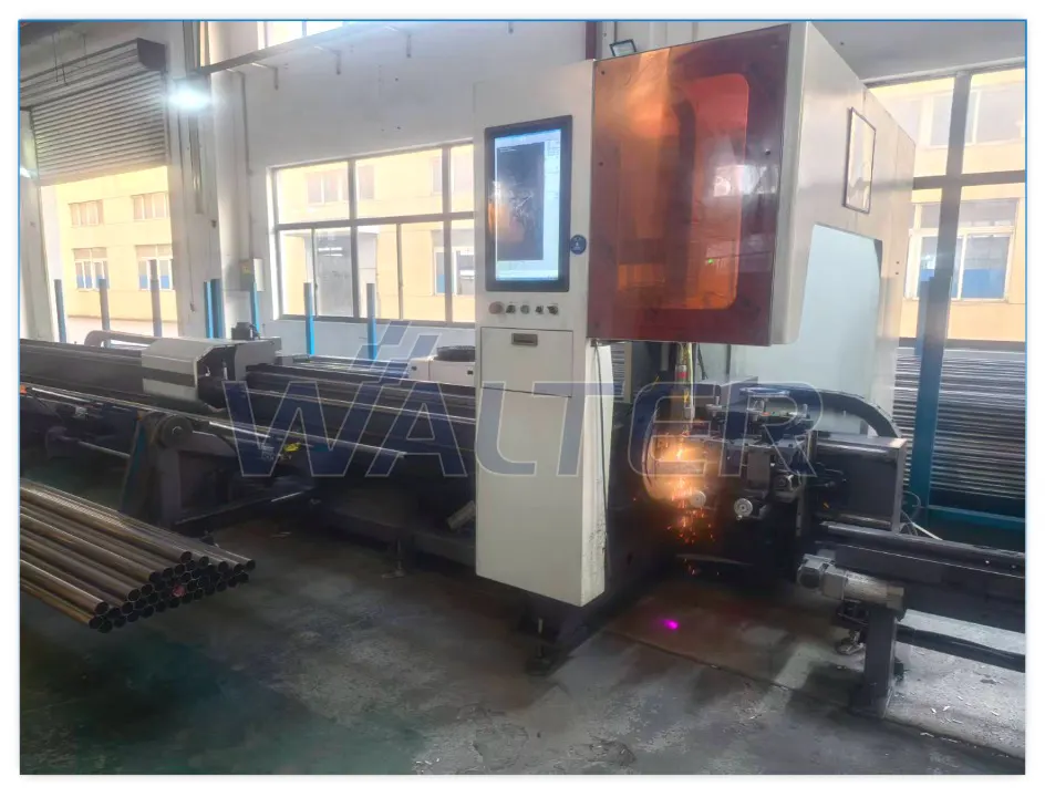 automatic tube laser cutting machine for tubular motor production