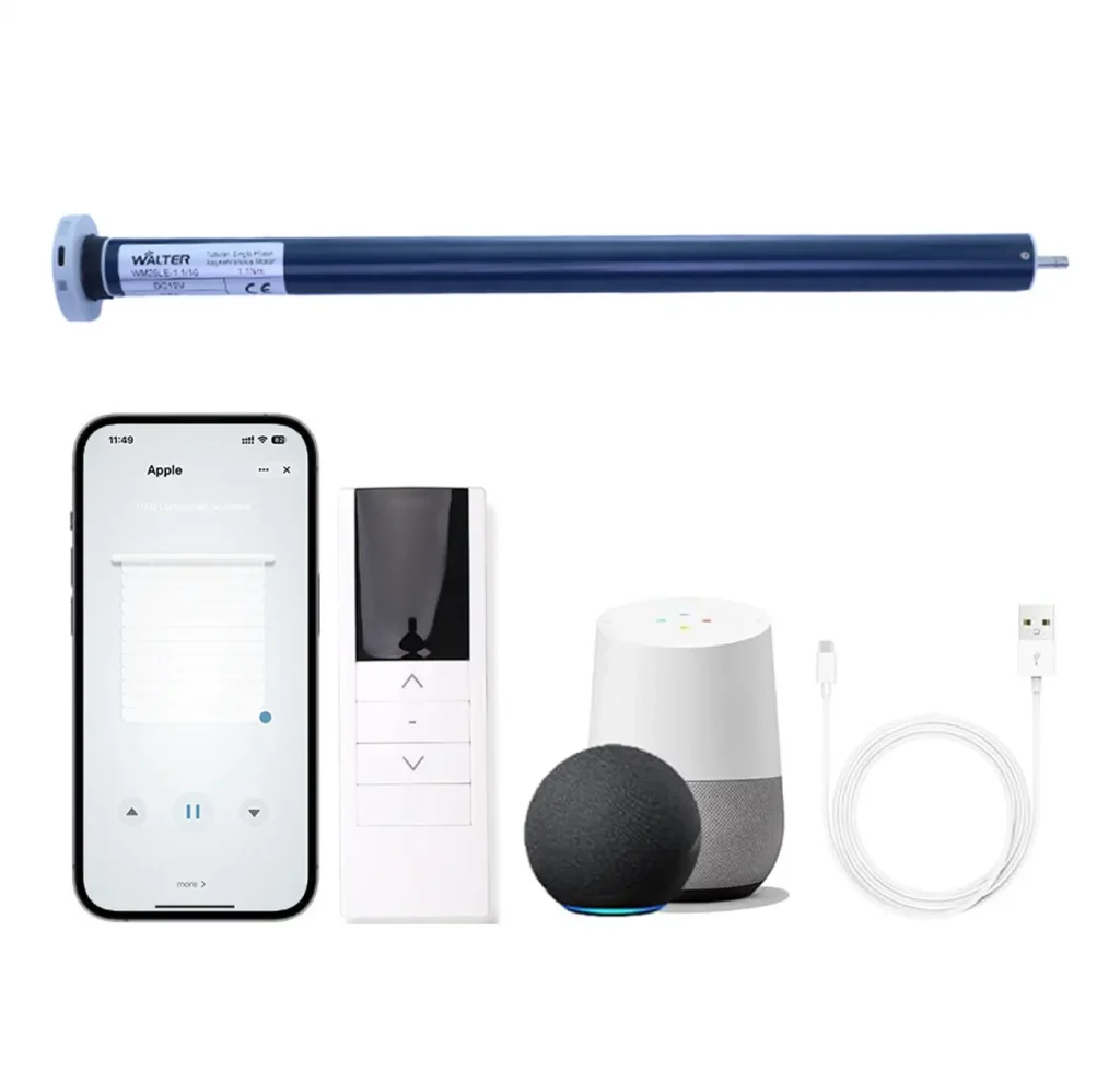 25mm roller shade motor for smart window blinds with tubular design