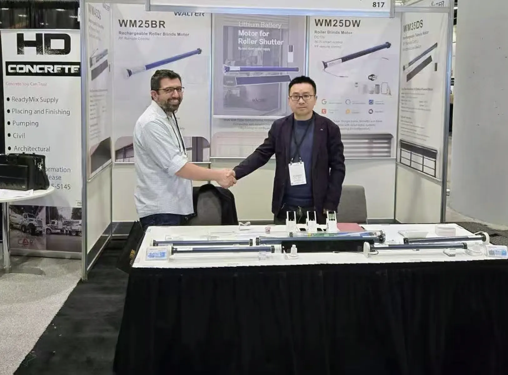 Walter Motor BUILDEX Vancouver 2026 Canada exhibition view