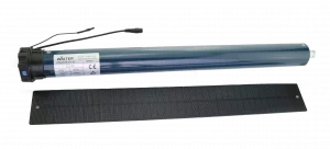 45mm solar powered DC tubular motor WM45DS20 for roller blinds and shutters with rechargeable battery