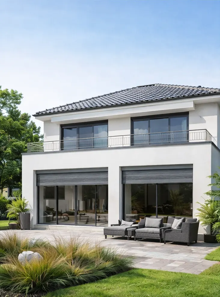 motorized roller shutters in a villar
