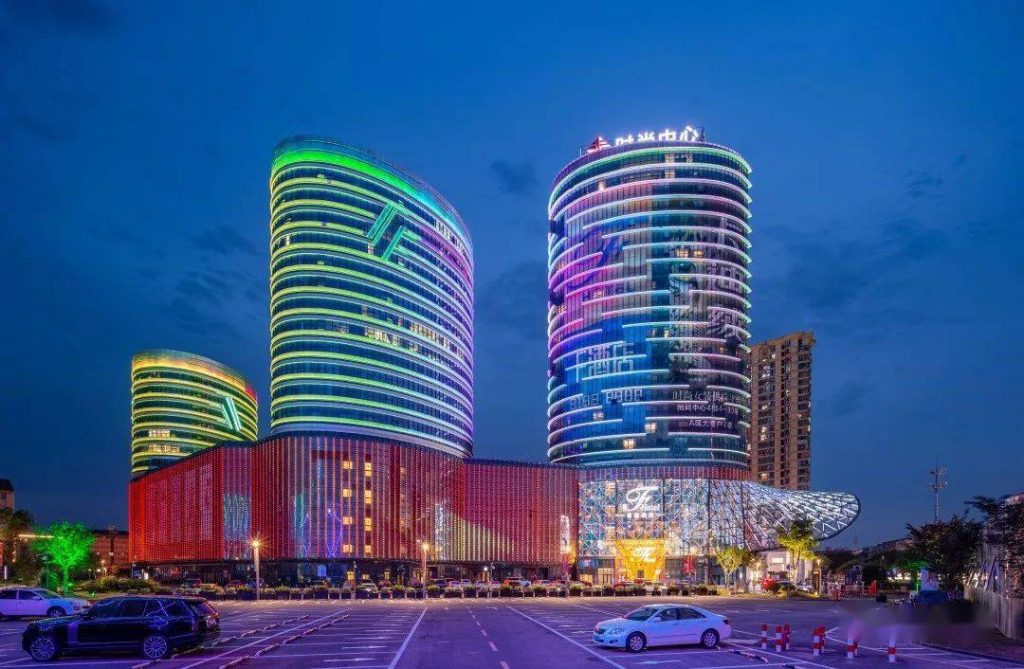 Puyuan Modern Central Hotel Walter Motor project for curtain and shading system