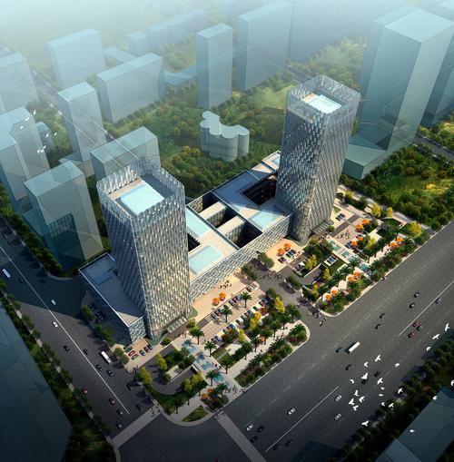 Jiaxing International World Trade Center Walter Motor project for commercial shading system