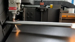 tube cutting in tubular motor manufacturing