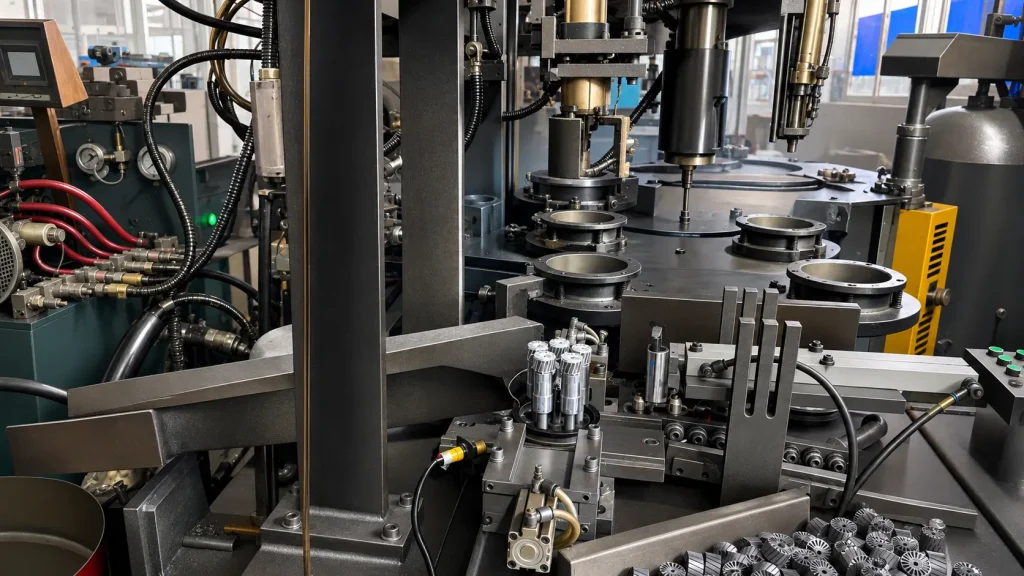 Rotor aluminum die casting for tubular motor manufacturing
